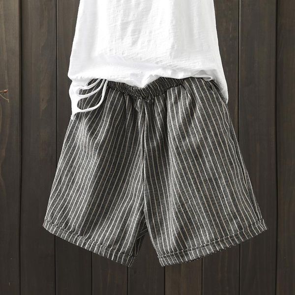 women's shorts women summer casual loose vertical stripes linen width pine nuts ropa mujer, White;black
women's shorts women summer casual loose vertical stripes linen width pine nuts ropa mujer, White;black
