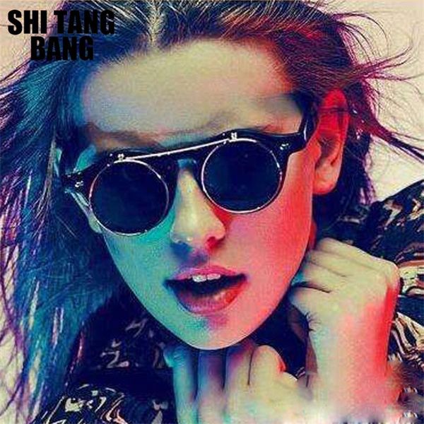 sunglasses 2021 flip round frame men's driver blackout mirror women retro sun glasses fashion summer uv400, White;black
sunglasses 2021 flip round frame men's driver blackout mirror women retro sun glasses fashion summer uv400, White;black