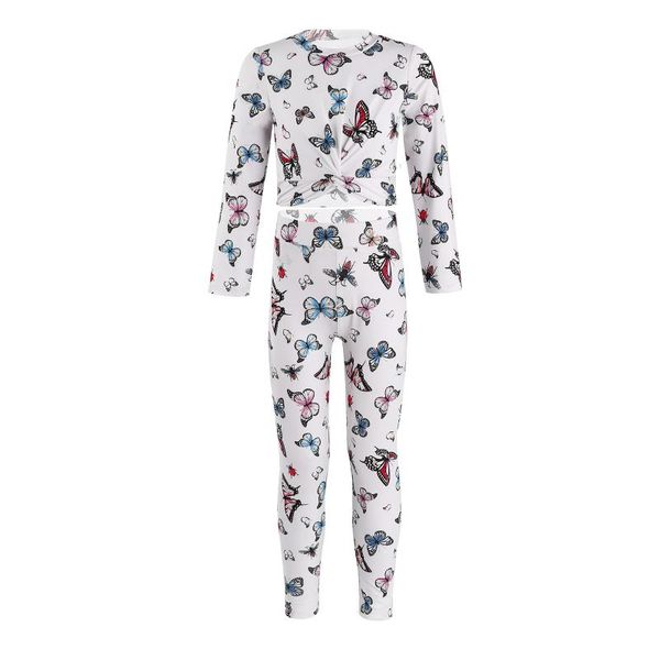 clothing sets 2pcs kids girls butterfly print sport suit tracksuit round neck long sleeves crop and leggings set for gym running workou, White
clothing sets 2pcs kids girls butterfly print sport suit tracksuit round neck long sleeves crop and leggings set for gym running workou, White