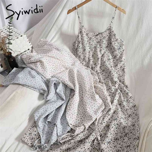 floral print spaghetti strap dresses for women a-line beach summer korean fashion boho midi dress white blue 210607, Black;gray
floral print spaghetti strap dresses for women a-line beach summer korean fashion boho midi dress white blue 210607, Black;gray