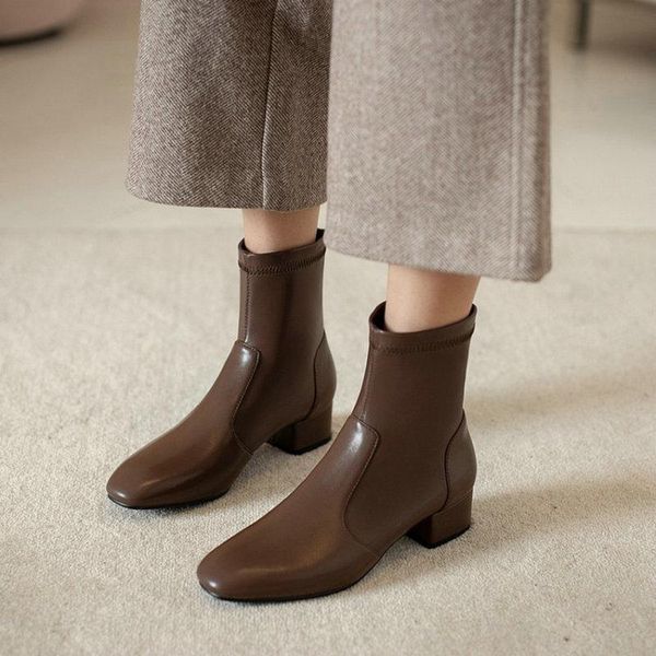 boots good quality womans winter warm fleece square middle heels women stretchy socks booties extra big size 33 44 45 46, Black
boots good quality womans winter warm fleece square middle heels women stretchy socks booties extra big size 33 44 45 46, Black