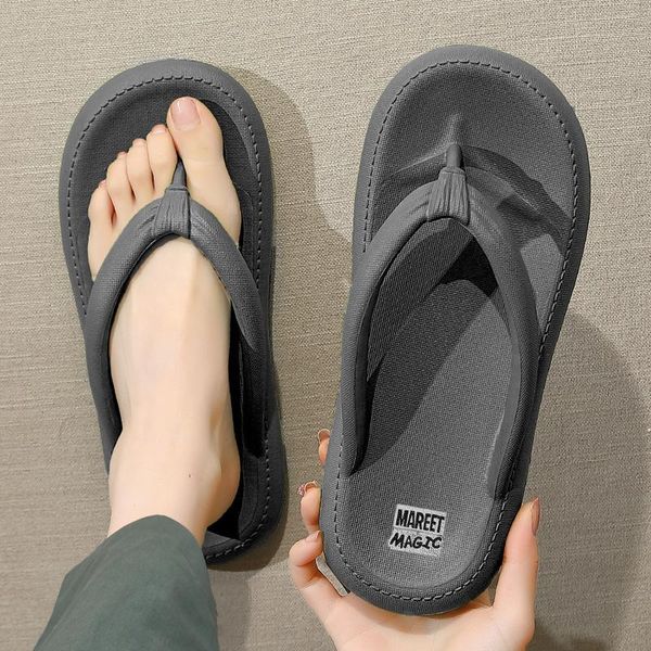 slippers 2021 trend men's flip flops beach thick sole summer outdoor slides thong women sandals soft shoes, Black
slippers 2021 trend men's flip flops beach thick sole summer outdoor slides thong women sandals soft shoes, Black