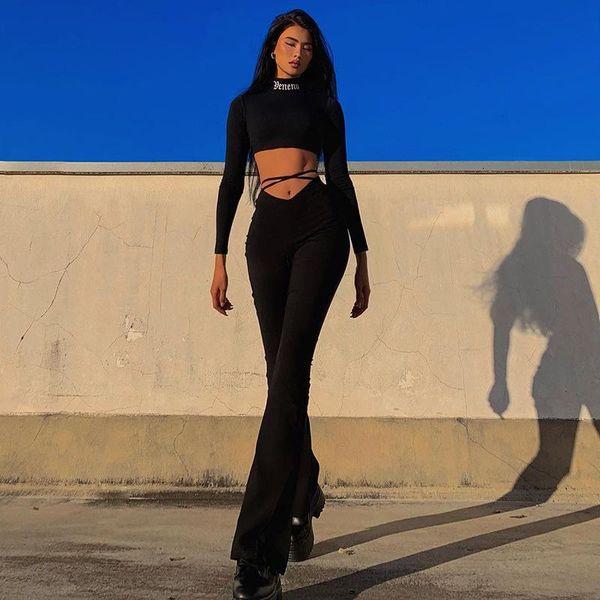 women's pants & capris flare e girl style strechy trousers women lace up v waist low rise harajuku black, Black;white
women's pants & capris flare e girl style strechy trousers women lace up v waist low rise harajuku black, Black;white