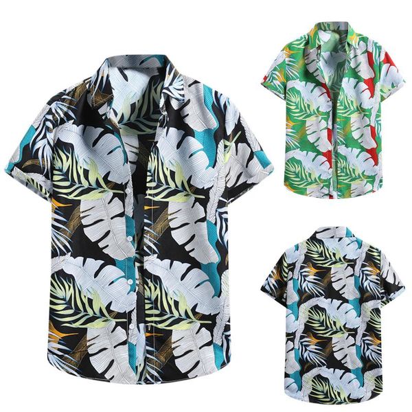 men's casual shirts mens leaf printed shirt turn down collar short sleeve loose vacation beach hawaiian 2021 camisas de hombre, White;black
men's casual shirts mens leaf printed shirt turn down collar short sleeve loose vacation beach hawaiian 2021 camisas de hombre, White;black
