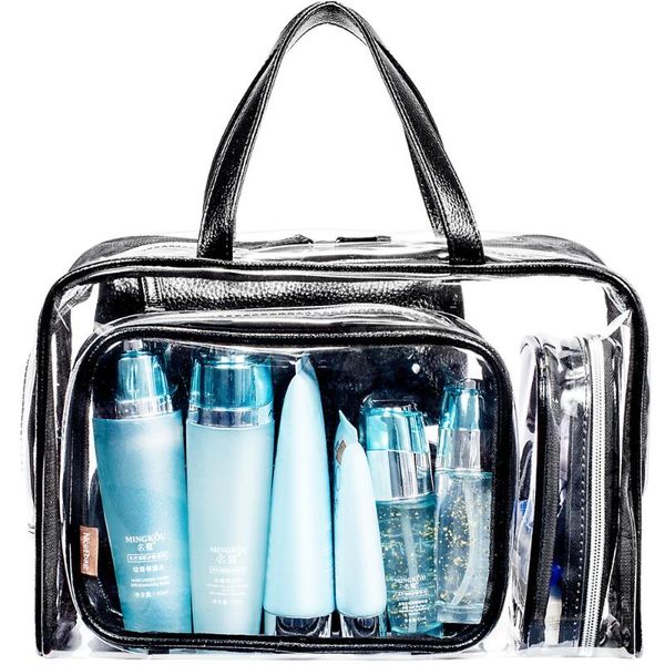 makeup bag women transparent pvc cosmetic set 5pcs fashion handbag travel toilet bags & cases
makeup bag women transparent pvc cosmetic set 5pcs fashion handbag travel toilet bags & cases