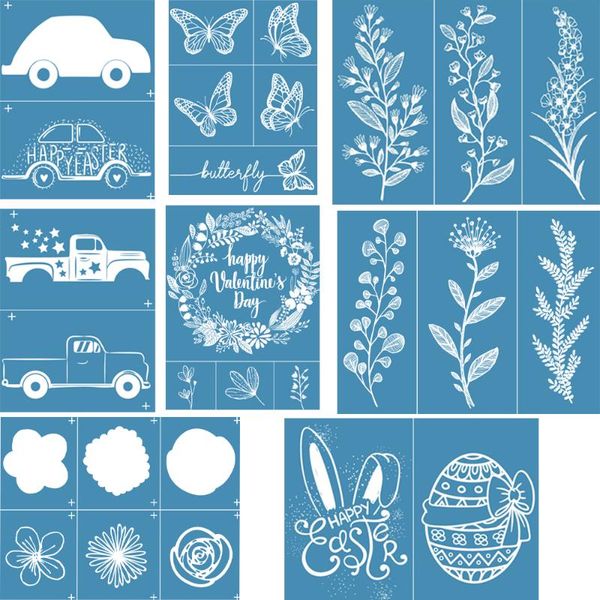 painting supplies 8.5 x 11" floral easter self- adhesivas silk screen stencils mesh transfers reusable for home decoration t-shirt art
painting supplies 8.5 x 11" floral easter self- adhesivas silk screen stencils mesh transfers reusable for home decoration t-shirt art