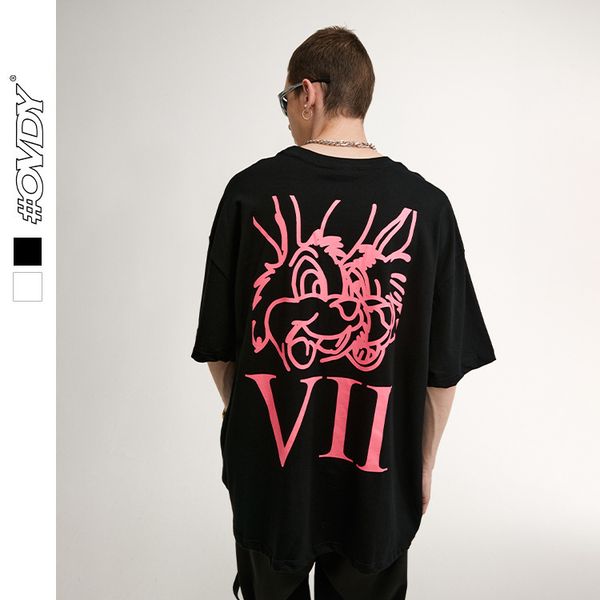 wxwovdy men's new style street fashion brand funny cartoon double rabbit print oversize couple short sv, White;black
wxwovdy men's new style street fashion brand funny cartoon double rabbit print oversize couple short sv, White;black