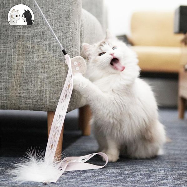 cat toys toy color ribbon funny stick interactive training bells tease wand feather fairy pet supplies accessories
cat toys toy color ribbon funny stick interactive training bells tease wand feather fairy pet supplies accessories
