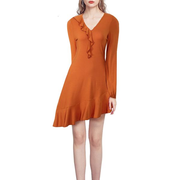 asymmetrical elastic viscose casual female with long sleeve v-neck cleavage dress for spring m30405, Black;gray
asymmetrical elastic viscose casual female with long sleeve v-neck cleavage dress for spring m30405, Black;gray