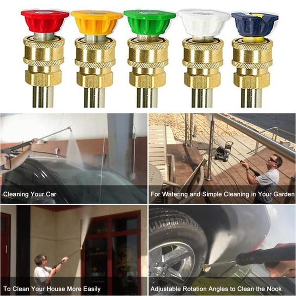 car washer stainless steel high pressure nozzle tips wand pivot coupler power spray kit 4500 psi care cleaning parts #626
car washer stainless steel high pressure nozzle tips wand pivot coupler power spray kit 4500 psi care cleaning parts #626
