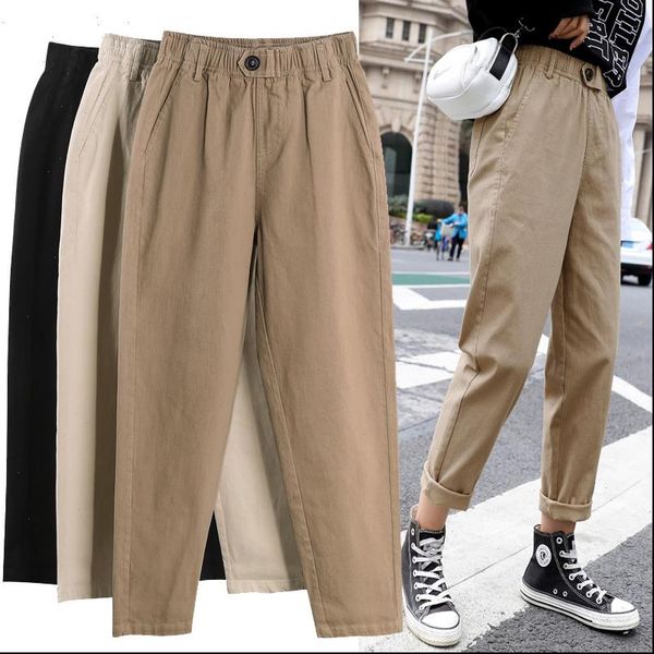 women pant womens straight casual pants fashion overalls korean high waist harem loose elastic plus size trousers, Black;white
women pant womens straight casual pants fashion overalls korean high waist harem loose elastic plus size trousers, Black;white
