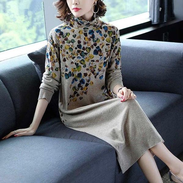 casual dresses winter fall fashion womens printed floral long sleeve knitted placket sweater dress , female woman autumn 3xl turtleneck, Black;gray
casual dresses winter fall fashion womens printed floral long sleeve knitted placket sweater dress , female woman autumn 3xl turtleneck, Black;gray