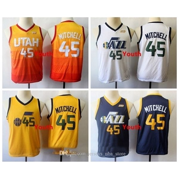 09kids 45\rdonovan mitchell utah\rjazz\rjersey golden orange authentic stitched youth city basketball edition jerseys vintage, Black
09kids 45\rdonovan mitchell utah\rjazz\rjersey golden orange authentic stitched youth city basketball edition jerseys vintage, Black