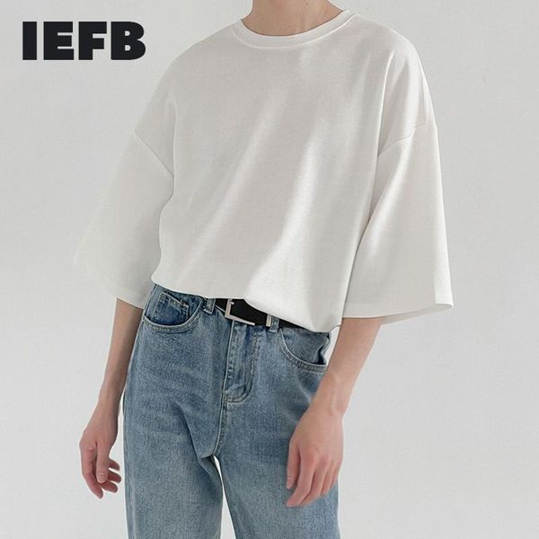 men's t-shirts iefb solid color half sleeve loose round neck white t-shirt 2021 summer casual simple basic korean trend clothing, White;black
men's t-shirts iefb solid color half sleeve loose round neck white t-shirt 2021 summer casual simple basic korean trend clothing, White;black