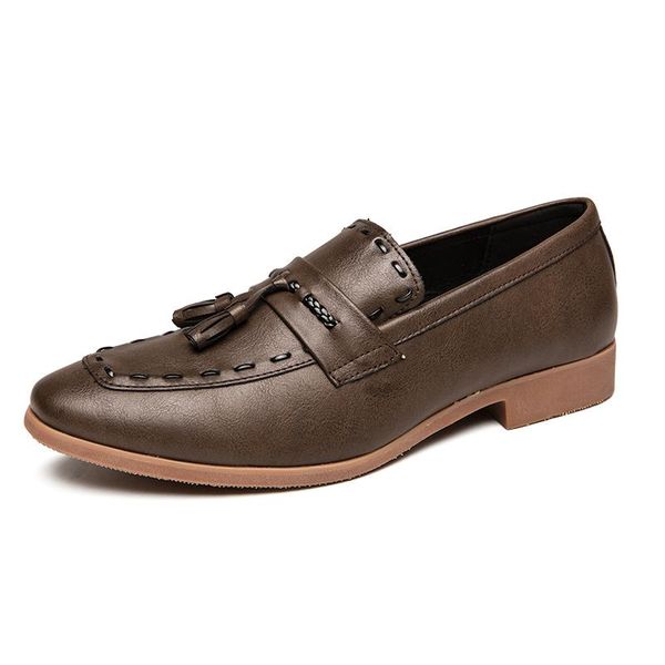 dress shoes men casual breathable tassel leather loafers business office shoe for man driving moccasins slip-on, Black
dress shoes men casual breathable tassel leather loafers business office shoe for man driving moccasins slip-on, Black