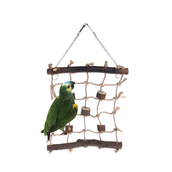 hanging wood bird swing ladder parrot climbing net cage game gym toys e8bd other supplies
hanging wood bird swing ladder parrot climbing net cage game gym toys e8bd other supplies