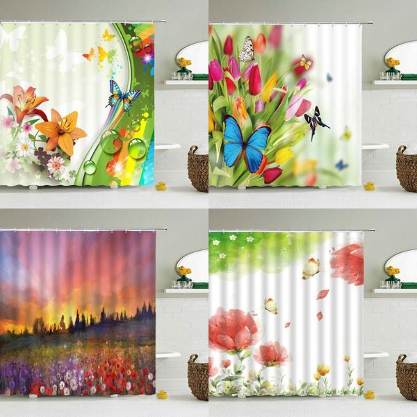 waterproof shower curtain with hooks 3d printing flower bathroom curtains bath bathing sheer for home decor
waterproof shower curtain with hooks 3d printing flower bathroom curtains bath bathing sheer for home decor