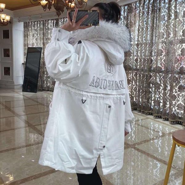 women's fur & faux women coat winter 2021 arrival parka real jacket pattern of letters clothes collect waist solid parkas hooded, Black
women's fur & faux women coat winter 2021 arrival parka real jacket pattern of letters clothes collect waist solid parkas hooded, Black