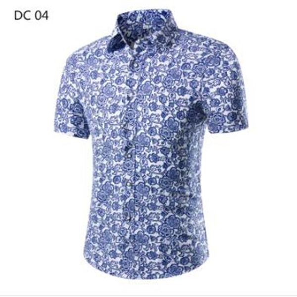 men's casual shirts men summer style printing beach hawaiian shirt mens short sleeve floral chemise homme asia size -3xl, White;black
men's casual shirts men summer style printing beach hawaiian shirt mens short sleeve floral chemise homme asia size -3xl, White;black