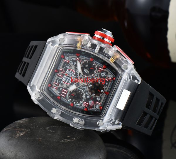 2021 male watches men leisure quartz watch transparent dial color rubber strap small pointer working wristwatch, Slivery;brown
2021 male watches men leisure quartz watch transparent dial color rubber strap small pointer working wristwatch, Slivery;brown