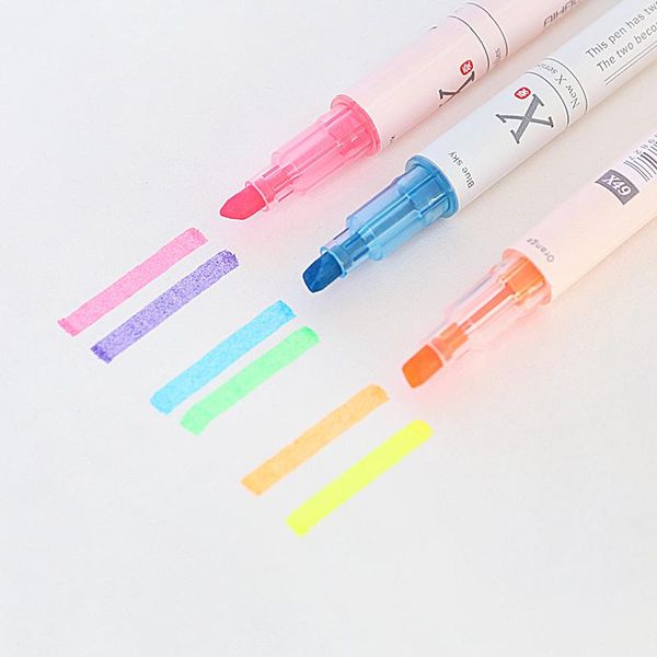 highlighters 3pcs/set soft pastel color highlighter set decorative marker pen school student for pens cute stationery supplies, Black;red
highlighters 3pcs/set soft pastel color highlighter set decorative marker pen school student for pens cute stationery supplies, Black;red