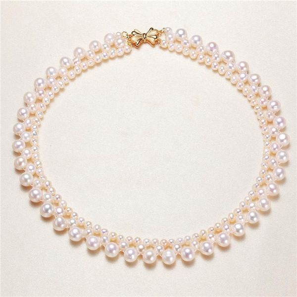 chains multilayer pearl necklace freshwater round necklaces for bride matching dress 40cm, Silver
chains multilayer pearl necklace freshwater round necklaces for bride matching dress 40cm, Silver