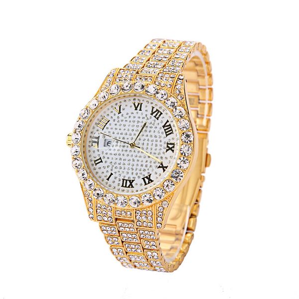 high grade fashion calendar with diamond dial and steel band star quartz watch, Slivery;black
high grade fashion calendar with diamond dial and steel band star quartz watch, Slivery;black