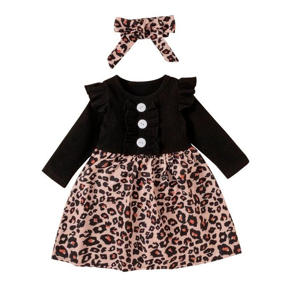 girl's dresses girls leopard print long-sleeved lotus leaf round neck fashion children's dress casual born infant baby, Red;yellow
girl's dresses girls leopard print long-sleeved lotus leaf round neck fashion children's dress casual born infant baby, Red;yellow