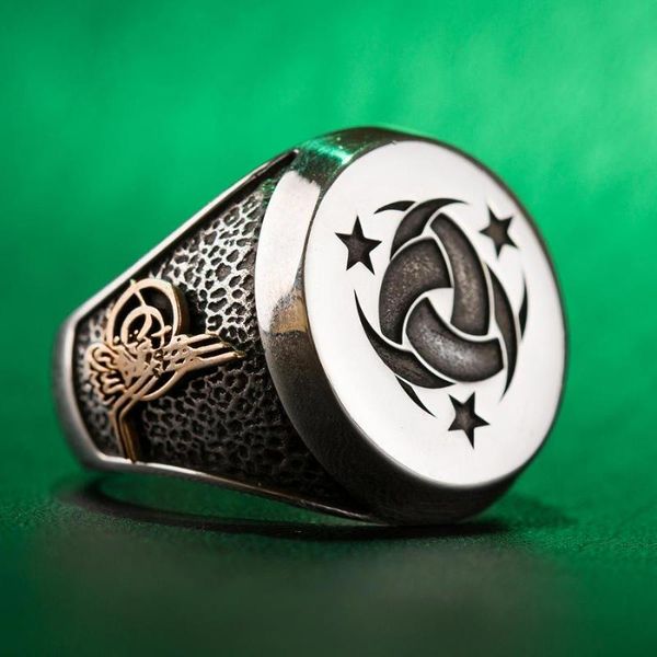 mens silver ring teskilati mahsusa with ottoman coat of arms - tugra motif organization vintage jewelery 925k cluster rings, Golden;silver
mens silver ring teskilati mahsusa with ottoman coat of arms - tugra motif organization vintage jewelery 925k cluster rings, Golden;silver
