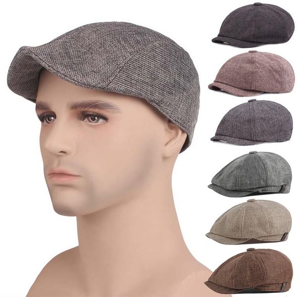 outdoor hats men berets spring autumn casual street sboy beret hat travel sports hiking caps retro vintage octagon cap, Black;white
outdoor hats men berets spring autumn casual street sboy beret hat travel sports hiking caps retro vintage octagon cap, Black;white