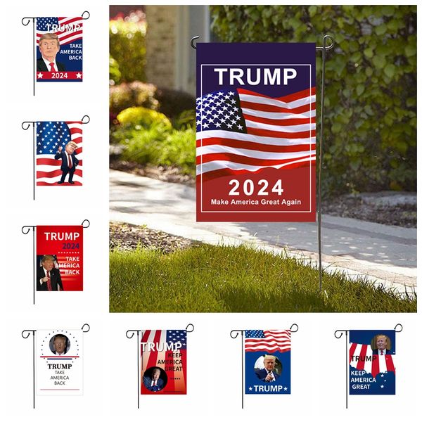 30*45cm trump garden flag 2024 new design amercia president campaign banners make america great again polyester flags banners
30*45cm trump garden flag 2024 new design amercia president campaign banners make america great again polyester flags banners
