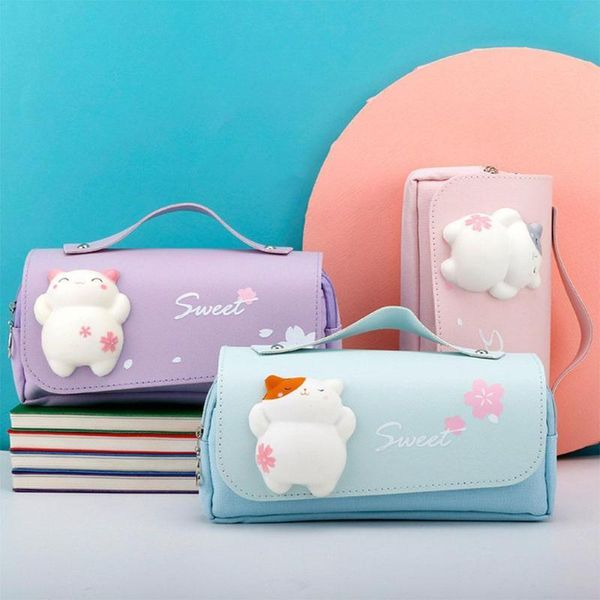 pencil bags high capacity bag handle pen case 2 zippers gift cute school stationery supplies lovely pouch organizer korea k7l7
pencil bags high capacity bag handle pen case 2 zippers gift cute school stationery supplies lovely pouch organizer korea k7l7