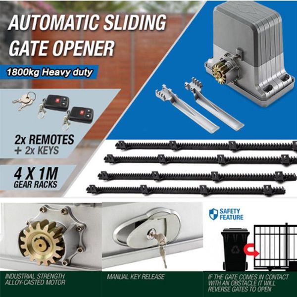 heavy duty 3600lbs 1800kg automatic electric sliding gate motor opener with 4m racks,sensor lamp keypad gsm optional fingerprint access cont
heavy duty 3600lbs 1800kg automatic electric sliding gate motor opener with 4m racks,sensor lamp keypad gsm optional fingerprint access cont