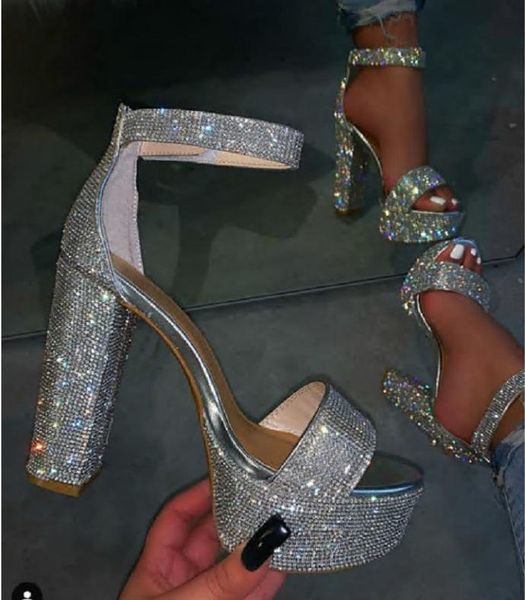 sandals 2021 pu round head thick heel waterproof platform high-heeled rhinestone women's shoes with nightclub, Black
sandals 2021 pu round head thick heel waterproof platform high-heeled rhinestone women's shoes with nightclub, Black
