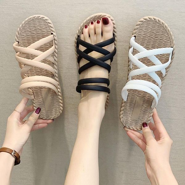 36-41 size summer women sandals outdoor slippers fahion flat beach shoes antiskid ins, Black
36-41 size summer women sandals outdoor slippers fahion flat beach shoes antiskid ins, Black
