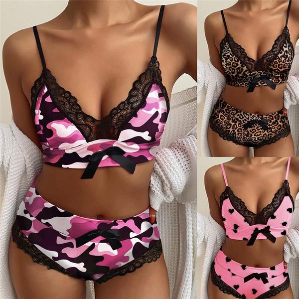 women's tracksuits women summer 2 piece underwear set patchwork design lace bow decor sling sleeveless backless v-neck strapless briefs, Gray
women's tracksuits women summer 2 piece underwear set patchwork design lace bow decor sling sleeveless backless v-neck strapless briefs, Gray