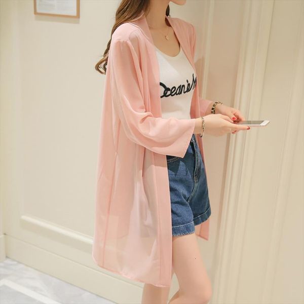 fashion long chiffon summer casual womens shirts sunscreen cardigan camisas chemises price high quality, White
fashion long chiffon summer casual womens shirts sunscreen cardigan camisas chemises price high quality, White