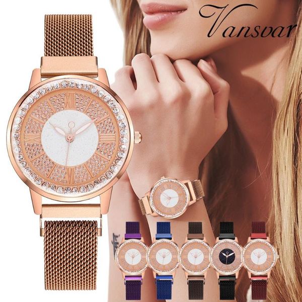 wristwatches fashion magnet watch women quartz rhinestone watches exquisite ladies dress bracelet female clock montre femme, Slivery;brown
wristwatches fashion magnet watch women quartz rhinestone watches exquisite ladies dress bracelet female clock montre femme, Slivery;brown