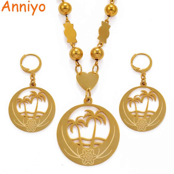 jewelry sets anniyo coconut tree large size set bead necklace earrings for women gold color micronesia guam hawaii marshalls #076621, Black
jewelry sets anniyo coconut tree large size set bead necklace earrings for women gold color micronesia guam hawaii marshalls #076621, Black