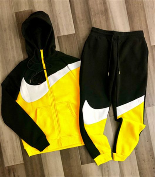 men splicing printing tracksuits street fashion trend cardigan zipper hooded trousers suits designer male brand fitness two piece sets, Gray
men splicing printing tracksuits street fashion trend cardigan zipper hooded trousers suits designer male brand fitness two piece sets, Gray