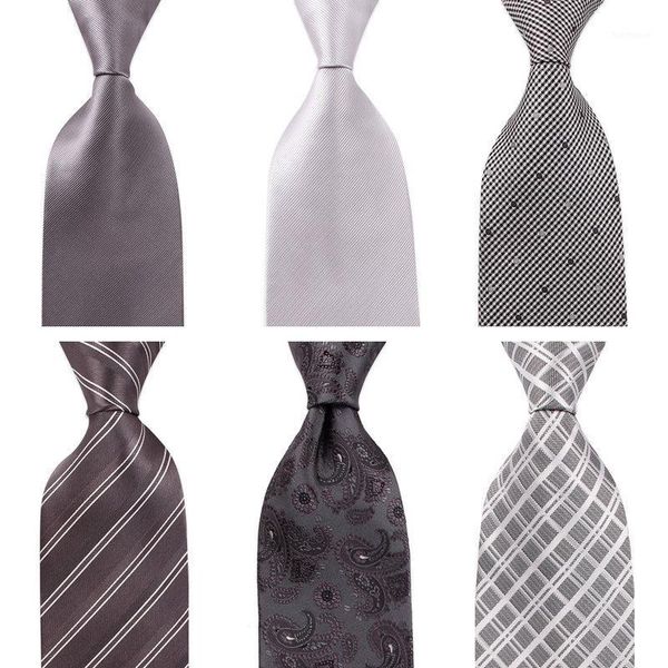 2020 new designers brands fashion business 7cm slim ties for men necktie gray sliver work office with gift box1, Black;gray
2020 new designers brands fashion business 7cm slim ties for men necktie gray sliver work office with gift box1, Black;gray