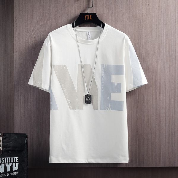 short t-shirt summer 2021 fashion brand round neck white half sleeve loose cotton t-shirt men's wear, Black
short t-shirt summer 2021 fashion brand round neck white half sleeve loose cotton t-shirt men's wear, Black