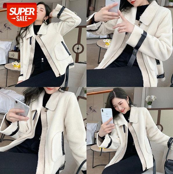 lamb wool short coat women's year temperament ladies small thick all-match plush #nt06, Black;gray
lamb wool short coat women's year temperament ladies small thick all-match plush #nt06, Black;gray