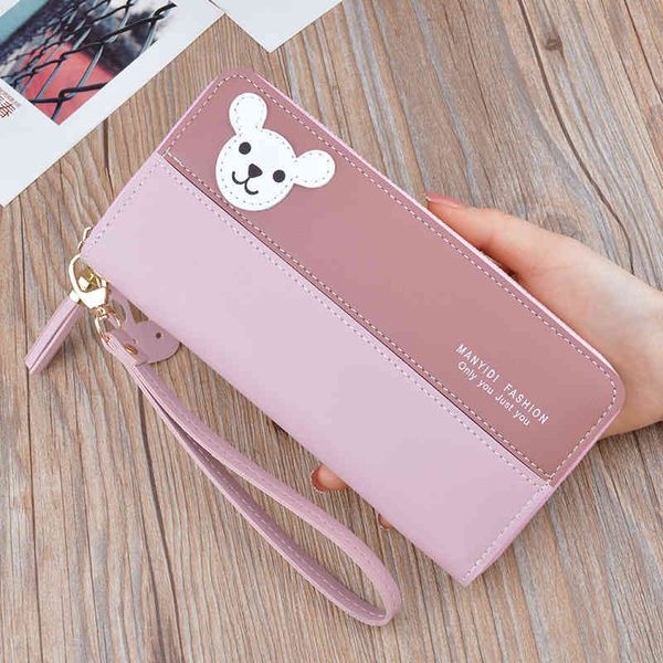 new women's long zipper handbag fashion korean color contrast wallet large capacity change mobile phone bag, Red;black
new women's long zipper handbag fashion korean color contrast wallet large capacity change mobile phone bag, Red;black