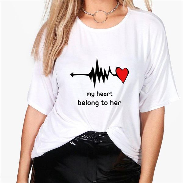 romantic style and women mens t shirts my heart belong to her letter printed speak yourself merch lovers pumba autumn, White;black 
romantic style and women mens t shirts my heart belong to her letter printed speak yourself merch lovers pumba autumn, White;black