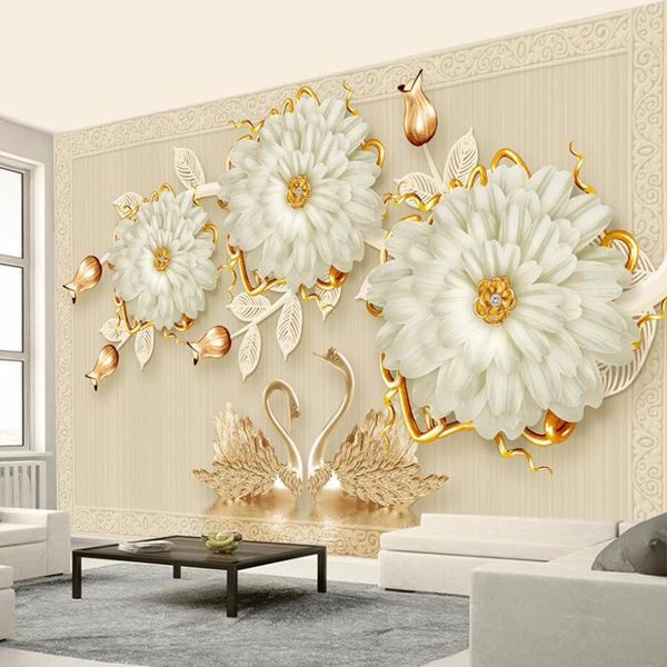 wallpapers custom 3d wall murals wallpaper european style romantic luxury jewelry flower swan living room tv background papier peint mural
wallpapers custom 3d wall murals wallpaper european style romantic luxury jewelry flower swan living room tv background papier peint mural