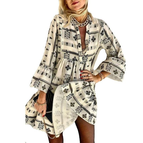casual dresses geometric printed dress womens summer holiday vintage fashion 2021 style pullover long sleeve ladies mini, Black;gray
casual dresses geometric printed dress womens summer holiday vintage fashion 2021 style pullover long sleeve ladies mini, Black;gray
