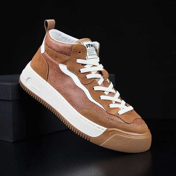 autumn and winter men's sho leather high board 2021 versatile breathable thick soled casual fashion
autumn and winter men's sho leather high board 2021 versatile breathable thick soled casual fashion