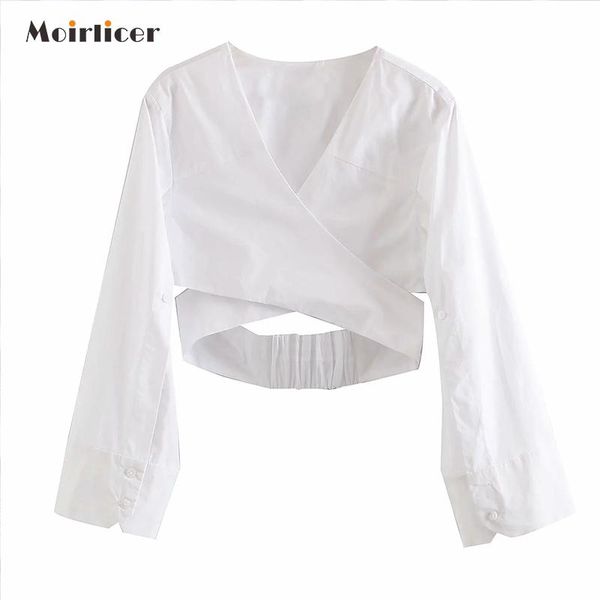 women blouse with v-neck bandage hollow out in back long sleeve solid loose femme summer casual white women's blouses & shirts
women blouse with v-neck bandage hollow out in back long sleeve solid loose femme summer casual white women's blouses & shirts
