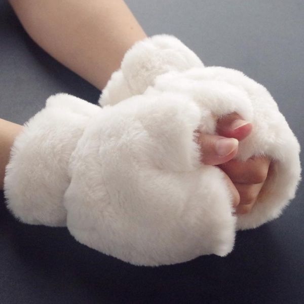 five fingers gloves 2021 solid fingerless winter mittens women velvet inside arctic dual-layer thick warm, Blue;gray
five fingers gloves 2021 solid fingerless winter mittens women velvet inside arctic dual-layer thick warm, Blue;gray